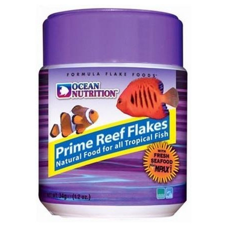 Ocean Nutrition Prime Reef Flakes 34g - Zdrowe, intensywne barwy ryb morskich