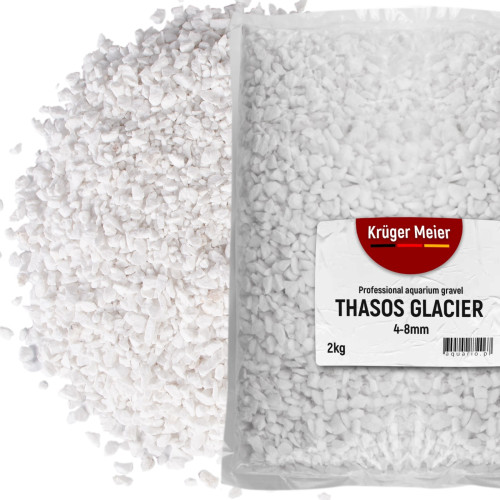 Żwirek akwarystyczny Kruger Meier Thasos Glacier 4–8 mm, 2 kg