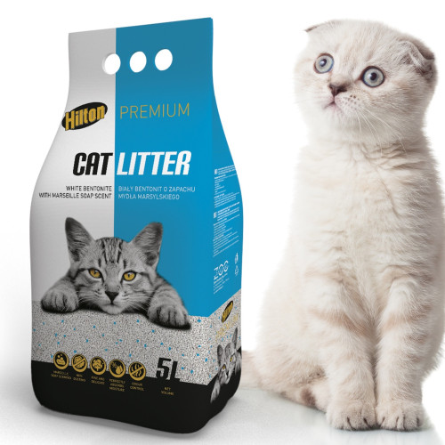 Hilton Cat Litter White Soap 5l - Neutralizuje zapachy, szybka wysyłka