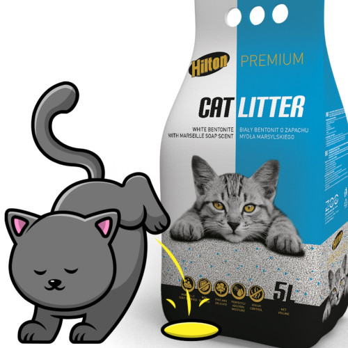 Hilton Cat Litter White Soap 5l - Neutralizuje zapachy, szybka wysyłka