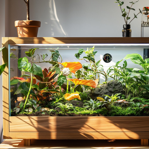 Terrario Exato 2w1 termometr z higrometrem | Precyzyjny pomiar dla terrarium