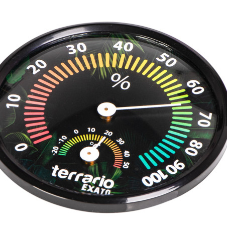 Terrario Exato 2w1 termometr z higrometrem | Precyzyjny pomiar dla terrarium