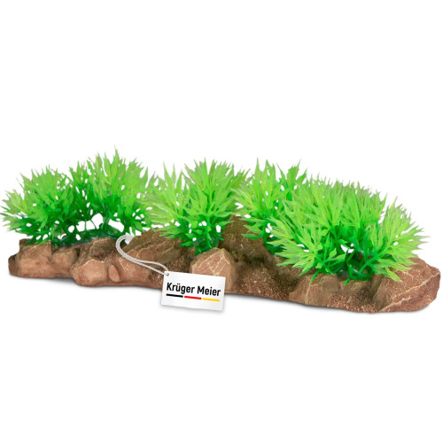 Kruger Meier Plant Line Dekoracja roślinna 20x6x4,5 cm - Idealna do akwarium