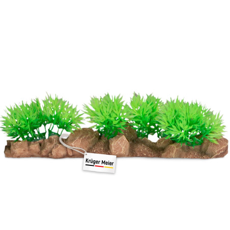 Kruger Meier Plant Line Dekoracja roślinna 20x6x4,5 cm - Idealna do akwarium