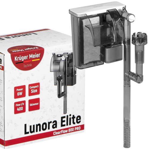 Kruger Meier Lunora Elite 800 filtr kaskadowy do akwarium 35-70 l - Krystaliczna woda