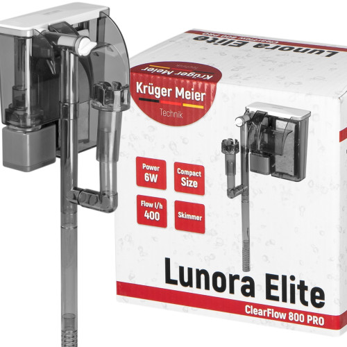 Kruger Meier Lunora Elite 800 filtr kaskadowy do akwarium 35-70 l - Krystaliczna woda