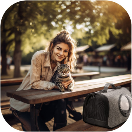 Furrever Friends Comfy UFO Bag transporter dla kota i psa - Bezpieczny i wygodny transport