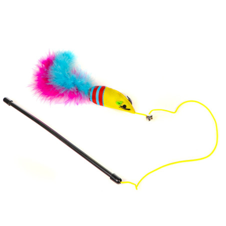HappyPet Carnival Mouse Toy - Aktywna zabawa i stymulacja łowiecka dla kota