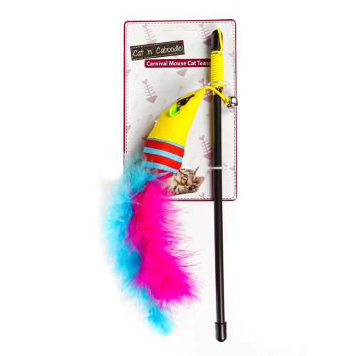 HappyPet Carnival Mouse Toy - Aktywna zabawa i stymulacja łowiecka dla kota