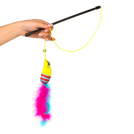 HappyPet Carnival Mouse Toy - Aktywna zabawa i stymulacja łowiecka dla kota