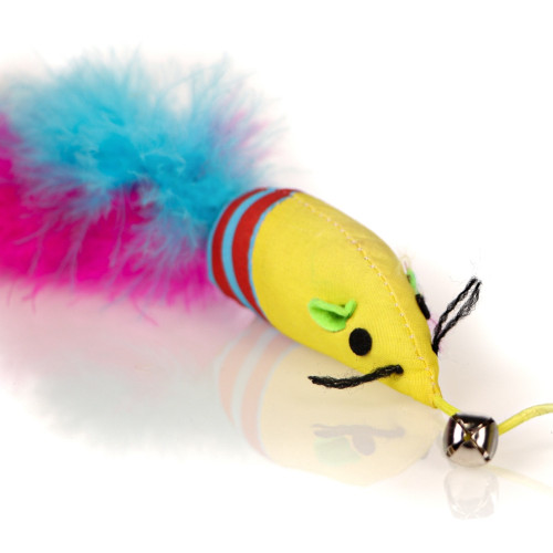 HappyPet Carnival Mouse Toy - Aktywna zabawa i stymulacja łowiecka dla kota