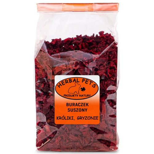 Herbal Pets - buraczek suszony 125g | Naturalna przekąska dla gryzoni