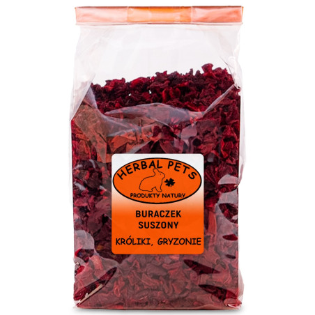 Herbal Pets - buraczek suszony 125g | Naturalna przekąska dla gryzoni