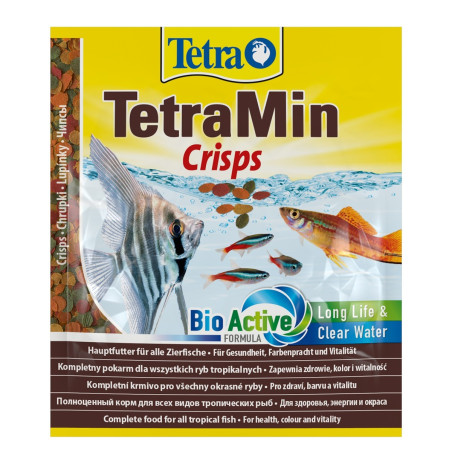 Tetra Min Crisps 12g - Zdrowy rozwój i żywe kolory ryb