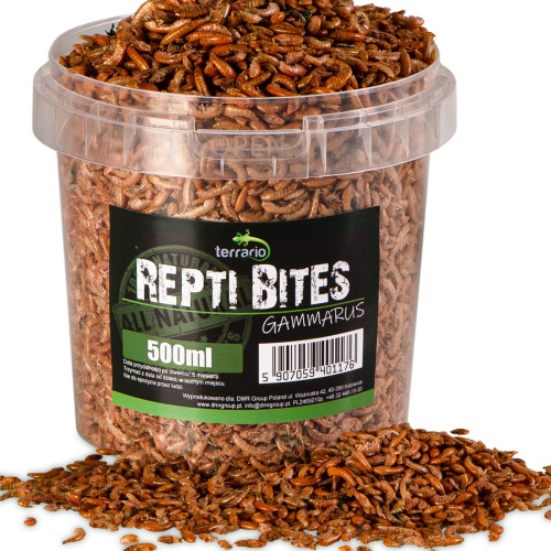 Terrario Repti Bites Gammarus 500ml - Bogate białko dla zdrowych gadów