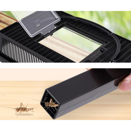 Pojemnik na żywe świerszcze Repti-Zoo Crickets Keeper plastikowy