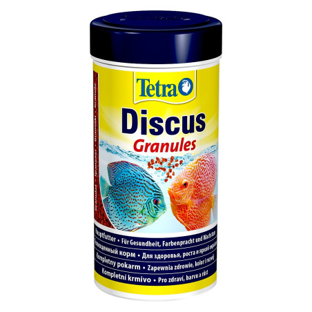 Tetra Discus Granules 250ml - intensywne kolory i zdrowy rozwój paletek