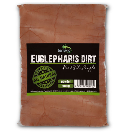 Terrario Eublepharis Dirt 1 kg - podłoże dla gekona lamparciego | Naturalne, higieniczne