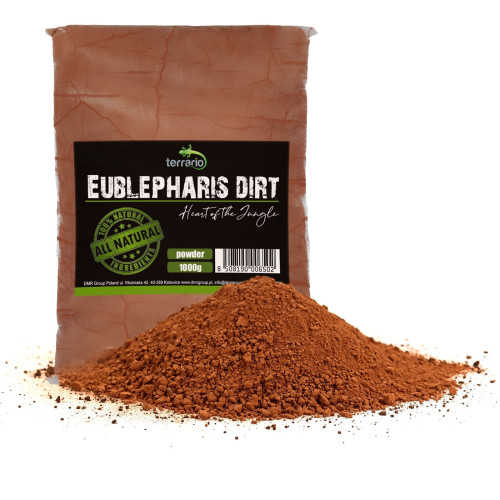 Terrario Eublepharis Dirt 1 kg - podłoże dla gekona lamparciego | Naturalne, higieniczne