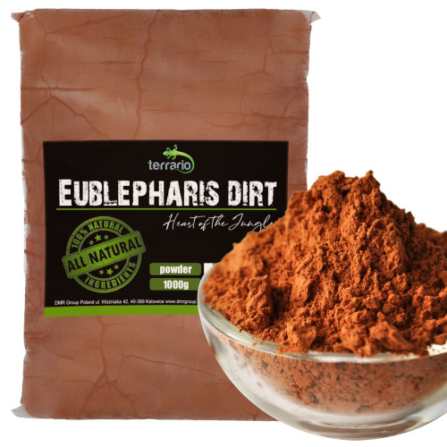 Terrario Eublepharis Dirt 1 kg - podłoże dla gekona lamparciego | Naturalne, higieniczne