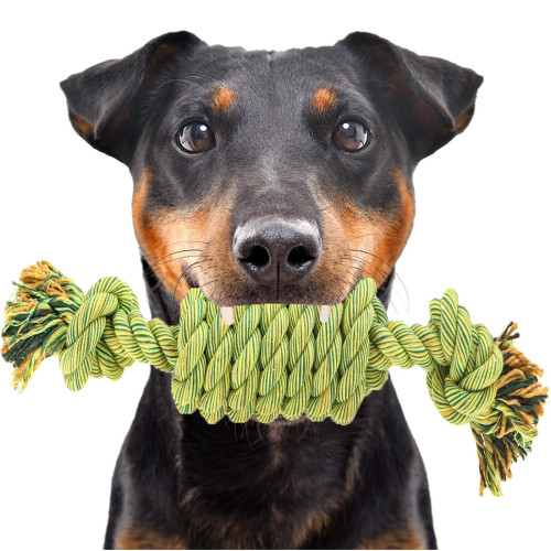 HappyPet Kingsize Coil Tugger - aport z bawełnianego sznurka | Wytrzymały, idealny dla dużych psów