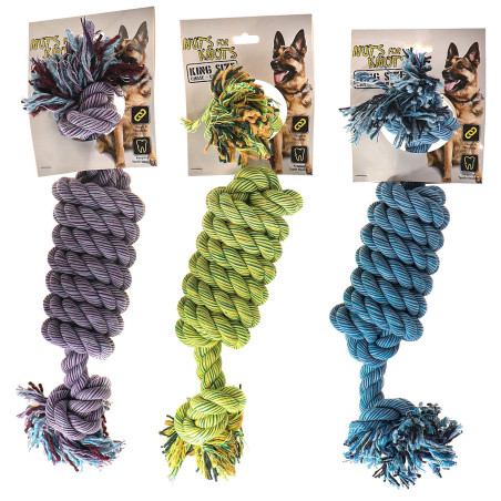 HappyPet Kingsize Coil Tugger - aport z bawełnianego sznurka | Wytrzymały, idealny dla dużych psów