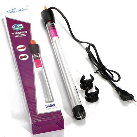 LansenFish LE Heater 500W grzałka z termostatem - Idealna do akwarium 450–750 l