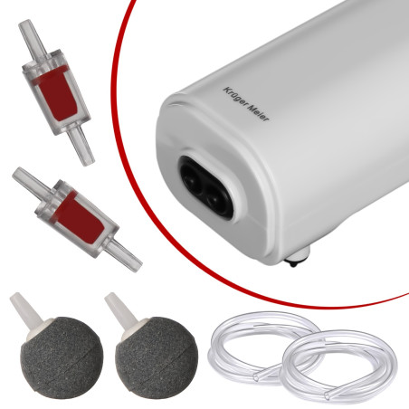 Kruger Meier Windboe Kit Duo 420l/h - Idealny do akwarium słodkowodnego