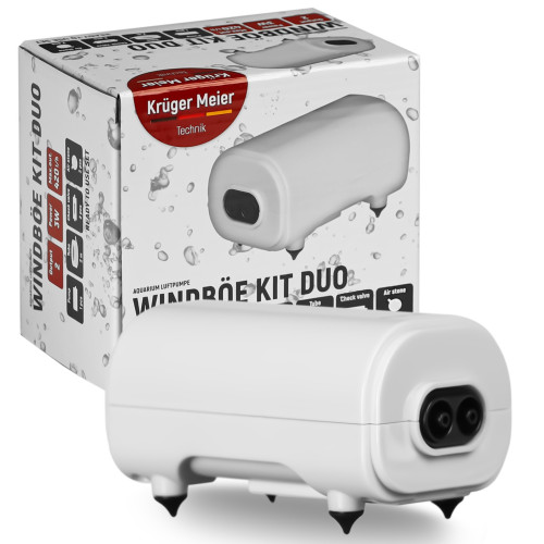 Kruger Meier Windboe Kit Duo 420l/h - Idealny do akwarium słodkowodnego