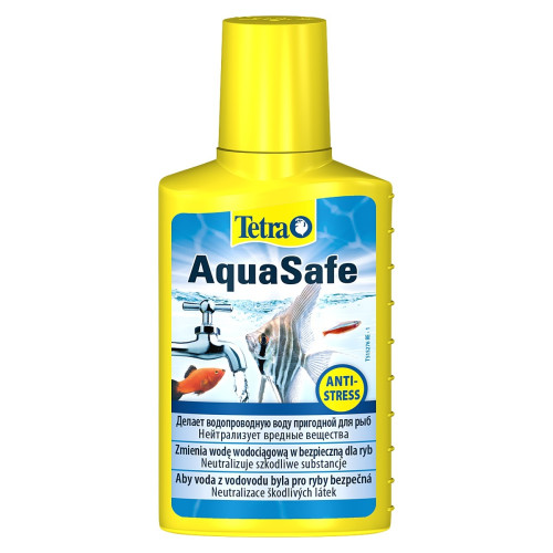 Tetra AquaSafe 250ml - uzdatniacz wody | Krystaliczna i bezpieczna dla ryb