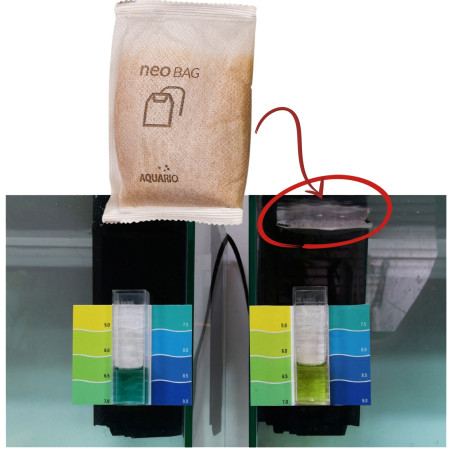 Neo Bag Plus 8 wkładów obniżających pH i GH - Krystaliczna woda w akwarium