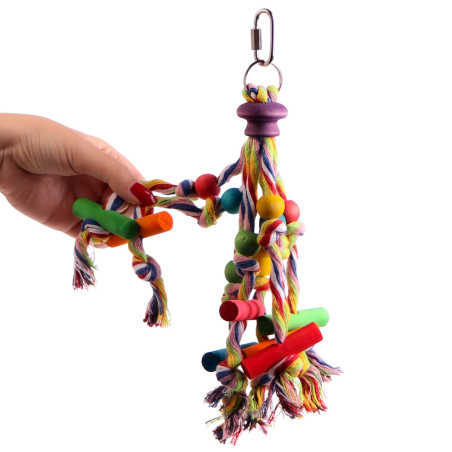 HappyPet Octopus wisząca zabawka dla papug - Stymuluje i zabawia