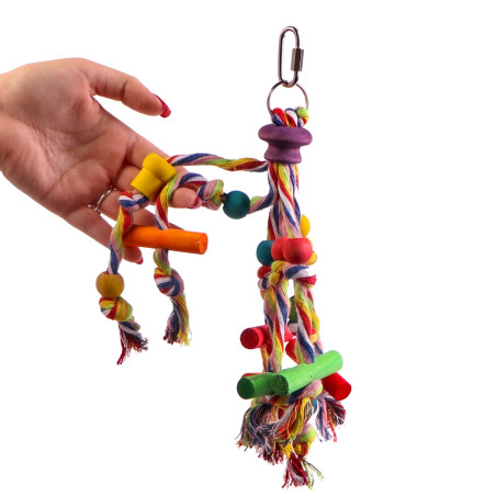 HappyPet Octopus wisząca zabawka dla papug - Stymuluje i zabawia
