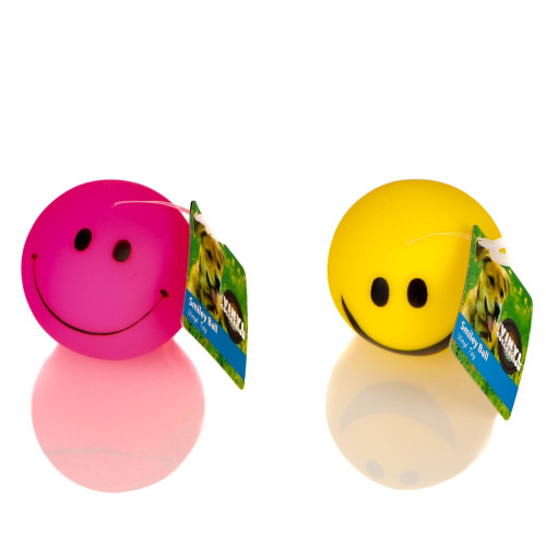 Piłka dla psa HappyPet Smiley Ball uśmiechnięta