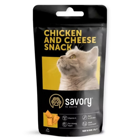 Savory Chicken&Cheese Snack - Ulubiony przysmak kotów, szybka wysyłka