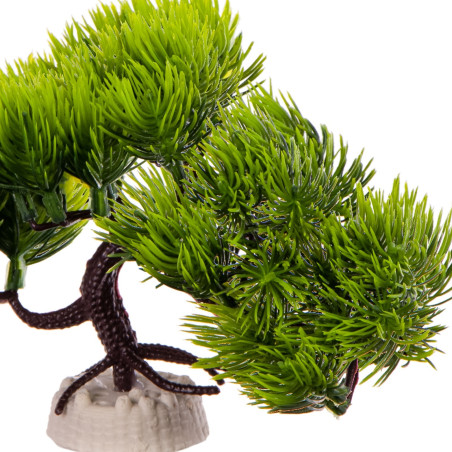 Kruger Meier Plant Pine Bonsai roślinka sztuczna - idealna do akwarium słodkowodnego