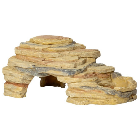 Repti-Zoo Leopard Gecko Rock Set - zestaw pustynny | Naturalne kryjówki dla gekona