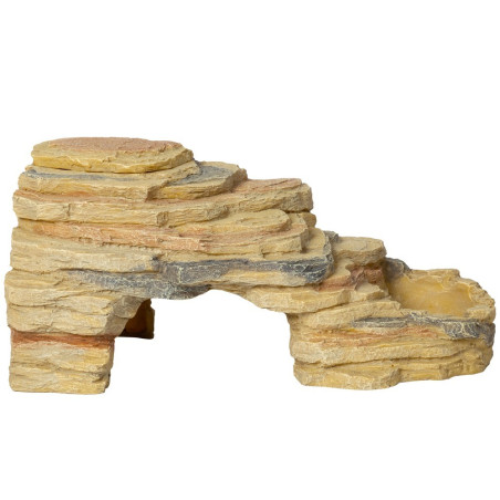 Repti-Zoo Leopard Gecko Rock Set - zestaw pustynny | Naturalne kryjówki dla gekona