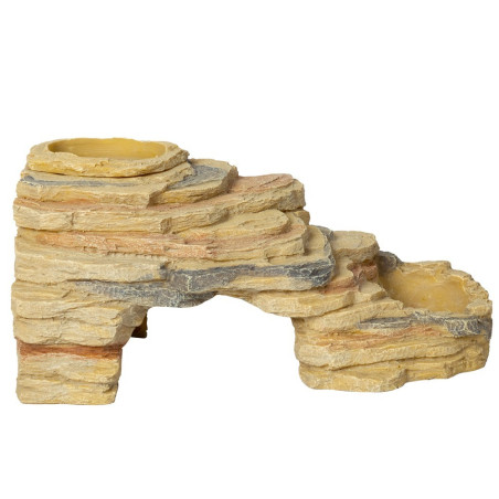 Repti-Zoo Leopard Gecko Rock Set - zestaw pustynny | Naturalne kryjówki dla gekona