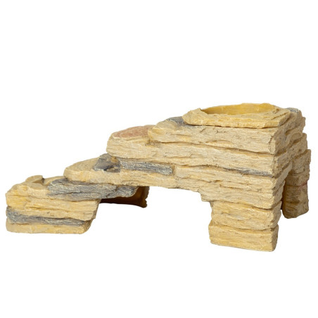 Repti-Zoo Leopard Gecko Rock Set - zestaw pustynny | Naturalne kryjówki dla gekona