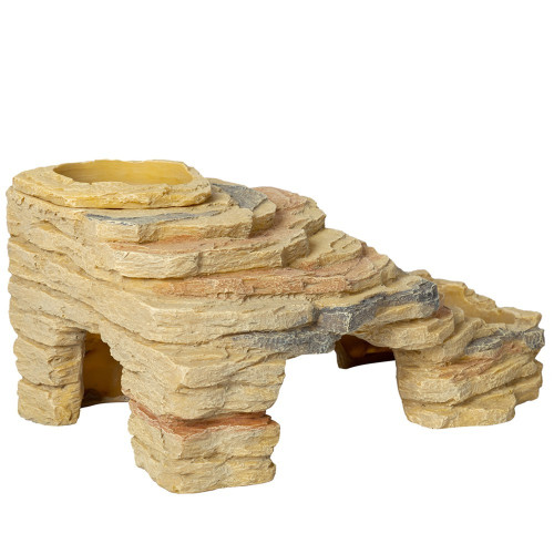 Repti-Zoo Leopard Gecko Rock Set - zestaw pustynny | Naturalne kryjówki dla gekona