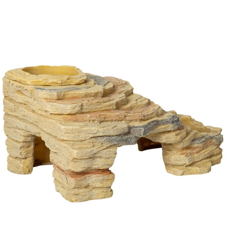 Repti-Zoo Leopard Gecko Rock Set - zestaw pustynny | Naturalne kryjówki dla gekona