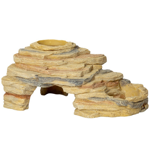 Repti-Zoo Leopard Gecko Rock Set - zestaw pustynny | Naturalne kryjówki dla gekona