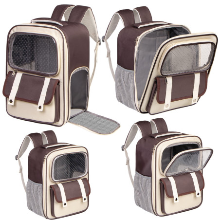 Furrever Friends Meowcation plecak transporter dla kota i psa - Bezpieczny i wygodny transport