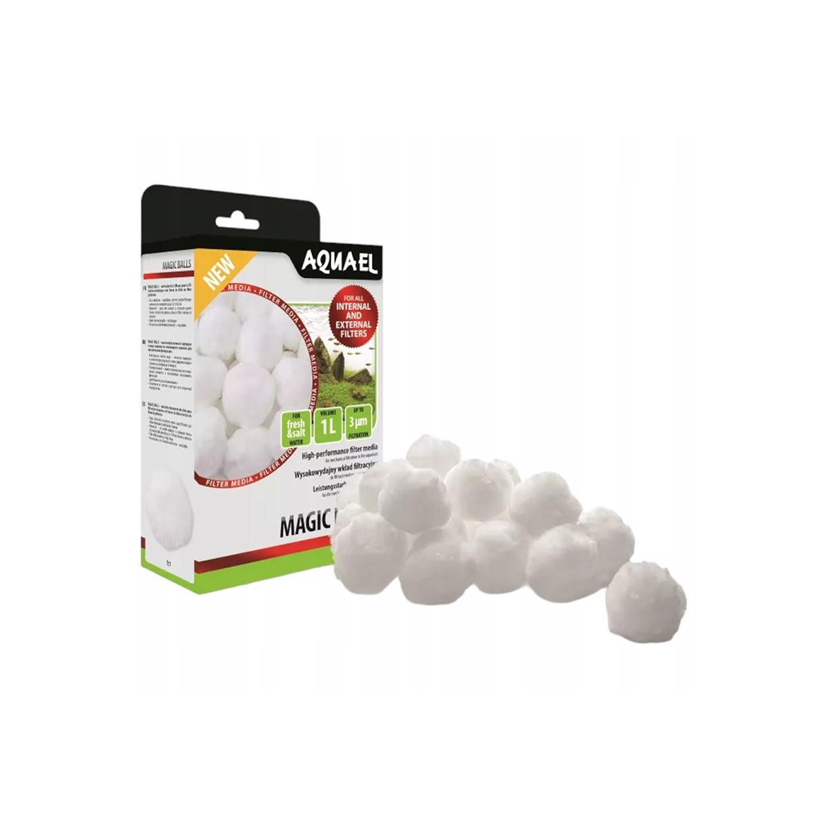 Aquael Magic Balls 1l – wkład do filtracji mechanicznej do 3 mikronów