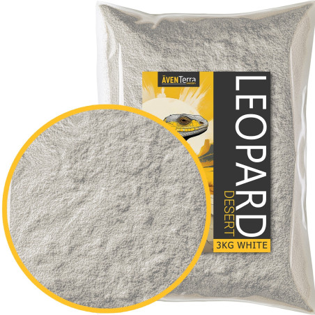 Glina do terrarium Aventerra LEOPARD Desert White 3 kg