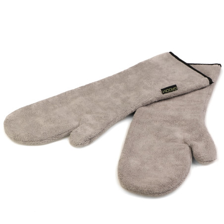 Rękawiczki do suszenia psa happypet Groom Rub Down Mitts, chłonne z mikrofibry