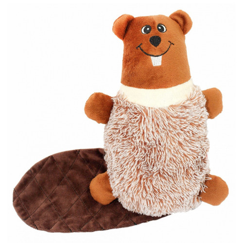 Pet Nova zabawka pluszowa - bóbr piszczący 47cm | Wytrzymała, idealna do aportu