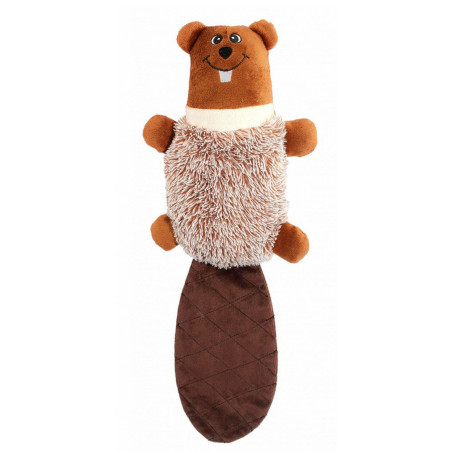 Pet Nova zabawka pluszowa - bóbr piszczący 47cm | Wytrzymała, idealna do aportu