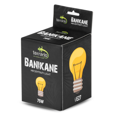 Terrario Banikane Neodymium Light - żarówka grzewcza neodymowa 75W | Optymalne ciepło dla gadów